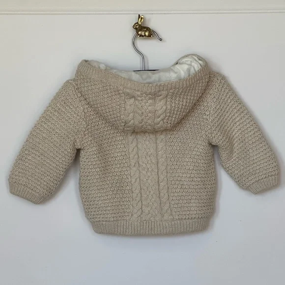 Mayoral | Newborn Cozy Knit Sweater with Sherpa lining - Picture 5 of 11